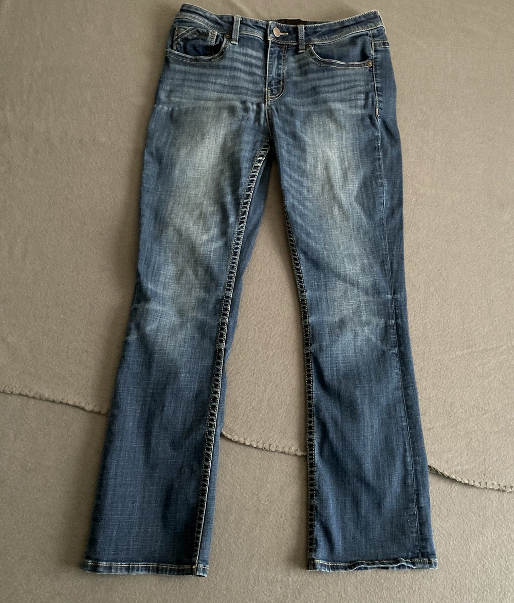 Buckle Black Fit #76 Modern Bootcut Jeans Womens 28x30 (Fit 28x28) Denim Stretch